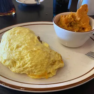 Pulled Pork Omelette