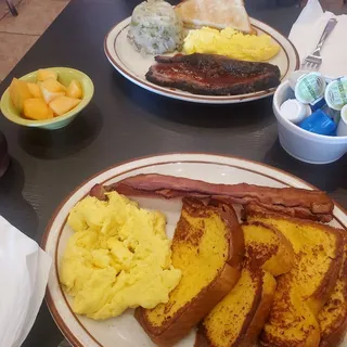 Ghost french toast meal combo