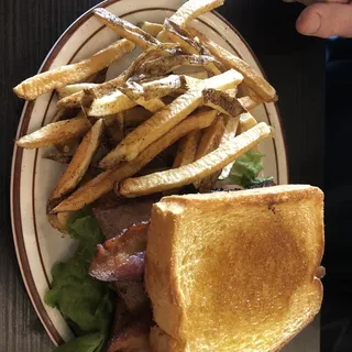 Smoked Brisket and Bacon Sandwich