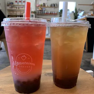 Hibiscus Tea Lemonade Boba