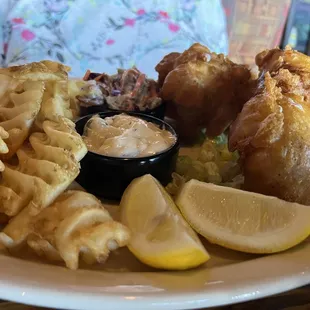 Fish and chips. Two thumbs up!