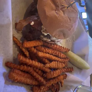 Bison Blue Cheese Burger
