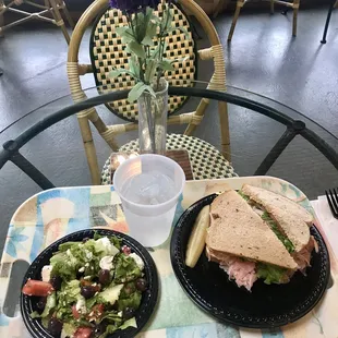 Sandwich and Salad