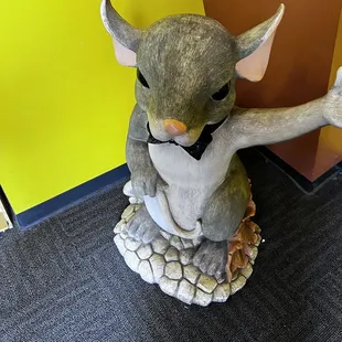 a statue of a mouse