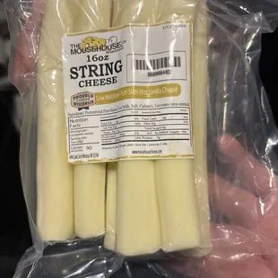 String cheese....