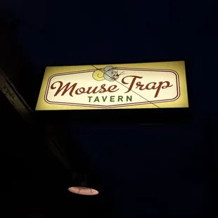 a mousetrap tavern sign