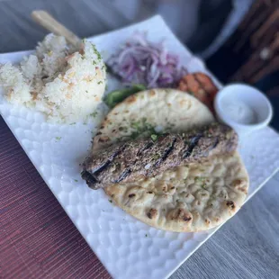 Adana Kebab Plate (Mild Spicy)