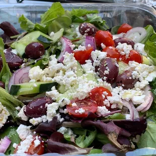 Greek Salad (oil and vinegar)