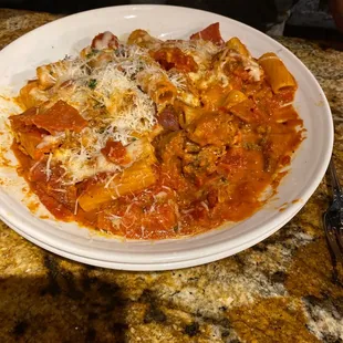 Meat lovers lasagna