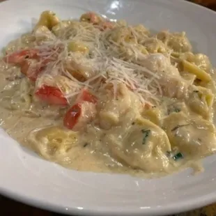 Seafood tortellini
