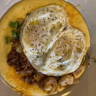 Shrimp Grits &amp; Eggs