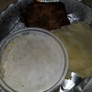 Smoked Meatloaf W/gravy