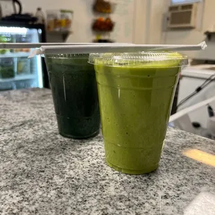 Smoothie: custom. Juice: Mother Earth