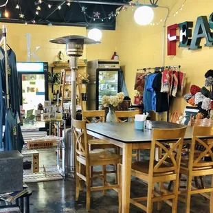 Dining room with a little gift shop in the back