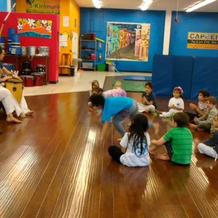 Kid&apos;s Capoeira class.
