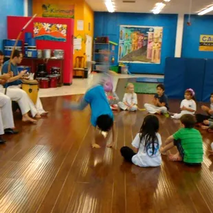 Kid&apos;s Capoeira class.