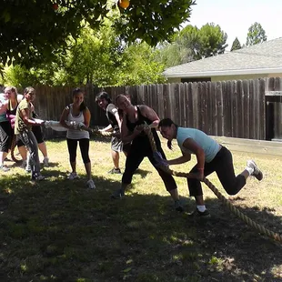 Saturday Morning Potluck Fun and Obstacle Courses