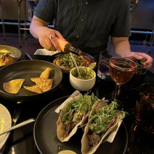 Corn Ribs Steak Tacos Chicken Tacos