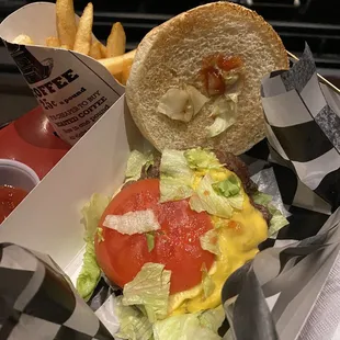 Tuesday cheeseburger &amp; fries special $7