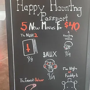 Special promotions