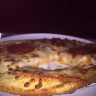 Nasty on a toddler plate.. I can&apos;t even get a pic to show how thin and cold and disgusting this truly is. Kid took one bite. Done.