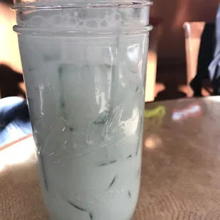 Mike sipping his bantha milk while we wait for The Last Jedi!