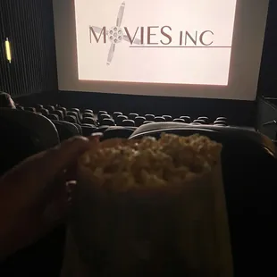 Popcorn and a movie