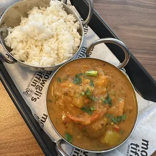 Prawn &amp; Potato Curry