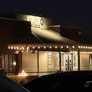 outside