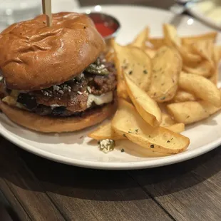 Green Chili Chorizo Burger