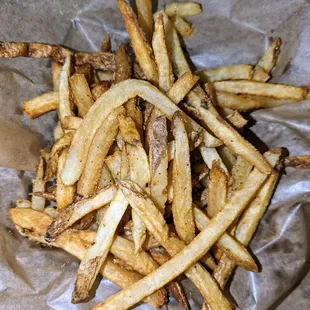 Hand-cut moxie fries