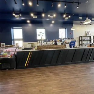 View from my table facing the counter.