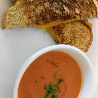 Grilled Cheese and Tomato Soup