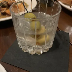 Slightly dirty martini