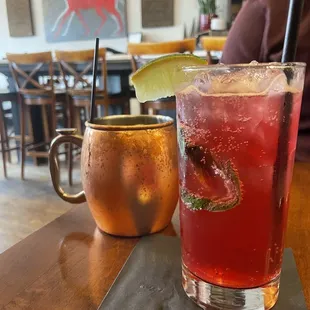 drink, oysters and mussels