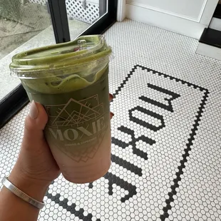 Strawberry Matcha Latte