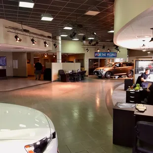 Showroom main entry.
