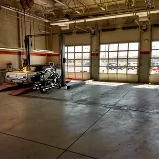 Our service reception area.