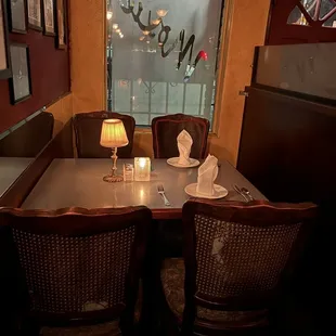 Table set up