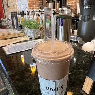 S'mores frozen coffee