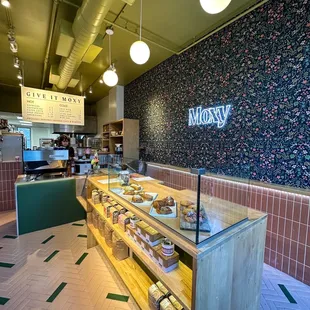 the interior of the restaurant