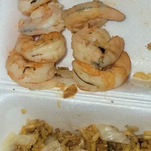 Didnt eat the shrimp