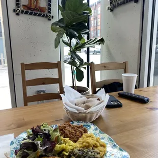 Veggie sampler was delicious!