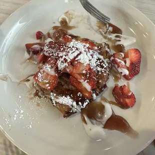 German pancake.. Dug right in and forgot to take a picture before hand..