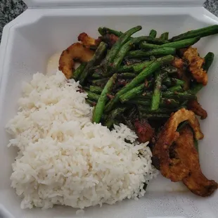 Fish and beans