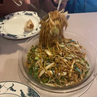 House Lo Mein Dinner Plate
