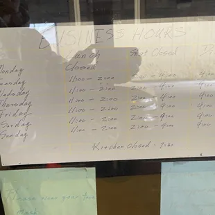 Business hours! THE best Asian American "fast food" around northern Ashtabula county. Takes ~45 minutes but worth it