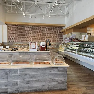 A view of the bakery goods