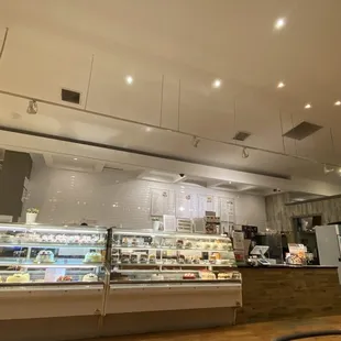 the interior of the restaurant