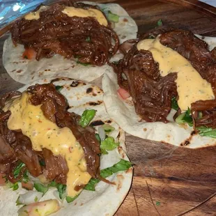 Brisket tacos - AMAZING